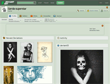 Tablet Screenshot of gerda-superstar.deviantart.com
