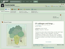 Tablet Screenshot of cheshirespider.deviantart.com
