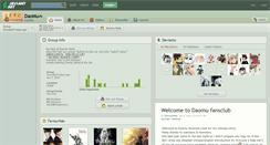 Desktop Screenshot of daomu.deviantart.com