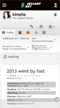 Mobile Screenshot of kimelle.deviantart.com