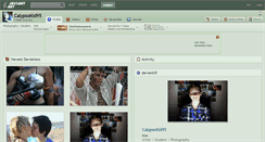 Desktop Screenshot of calypsokid95.deviantart.com