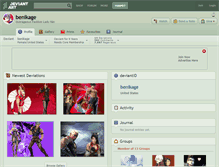 Tablet Screenshot of benikage.deviantart.com