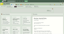 Desktop Screenshot of pierrotrabitt.deviantart.com