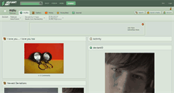 Desktop Screenshot of mziu.deviantart.com
