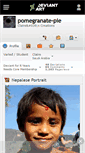 Mobile Screenshot of pomegranate-pie.deviantart.com
