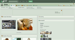 Desktop Screenshot of emxar.deviantart.com