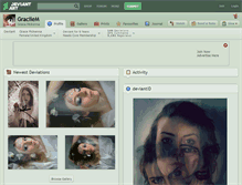 Tablet Screenshot of graciiem.deviantart.com