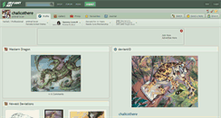 Desktop Screenshot of chalicothere.deviantart.com