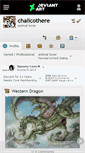 Mobile Screenshot of chalicothere.deviantart.com