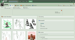 Desktop Screenshot of jonner.deviantart.com