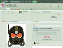 Tablet Screenshot of maverickhunter2.deviantart.com