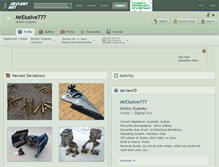 Tablet Screenshot of mrelusive777.deviantart.com