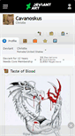 Mobile Screenshot of cavanoskus.deviantart.com