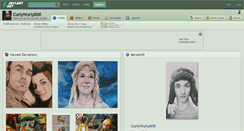 Desktop Screenshot of curlywurly808.deviantart.com