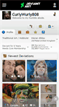 Mobile Screenshot of curlywurly808.deviantart.com
