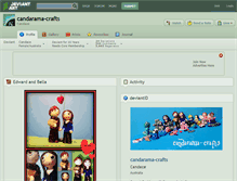 Tablet Screenshot of candarama-crafts.deviantart.com