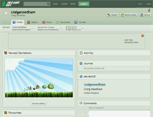 Tablet Screenshot of craiganeedham.deviantart.com