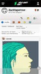 Mobile Screenshot of ducktaperose.deviantart.com