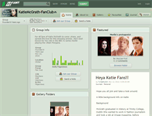 Tablet Screenshot of katiemcgrath-fanclub.deviantart.com