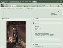 Tablet Screenshot of celtic-a.deviantart.com