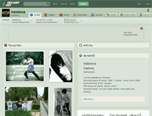 Tablet Screenshot of inkielove.deviantart.com