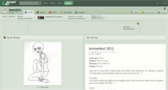 Desktop Screenshot of momijilol.deviantart.com