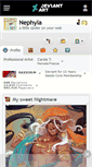 Mobile Screenshot of nephyla.deviantart.com