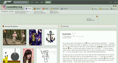 Desktop Screenshot of craziestblitzwing.deviantart.com