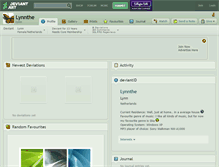 Tablet Screenshot of lynnthe.deviantart.com