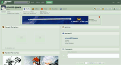 Desktop Screenshot of emerald-iguana.deviantart.com