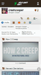 Mobile Screenshot of crashcooper.deviantart.com