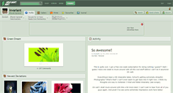 Desktop Screenshot of invariant.deviantart.com