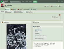 Tablet Screenshot of garrobelyo.deviantart.com