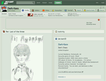 Tablet Screenshot of dark-kaos.deviantart.com