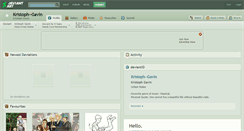 Desktop Screenshot of kristoph--gavin.deviantart.com