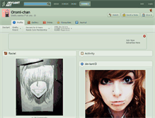 Tablet Screenshot of oromi-chan.deviantart.com