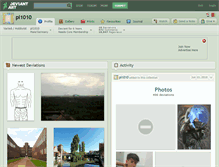 Tablet Screenshot of pi1010.deviantart.com
