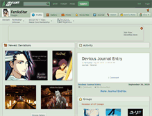 Tablet Screenshot of feniksstar.deviantart.com