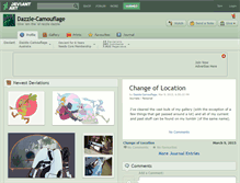 Tablet Screenshot of dazzle-camouflage.deviantart.com