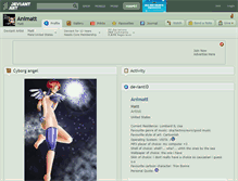 Tablet Screenshot of animatt.deviantart.com