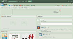 Desktop Screenshot of dec9r.deviantart.com
