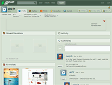 Tablet Screenshot of dec9r.deviantart.com