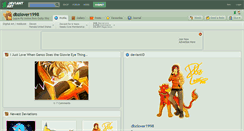 Desktop Screenshot of dbzlover1998.deviantart.com