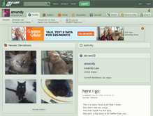 Tablet Screenshot of amandy.deviantart.com