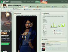 Tablet Screenshot of hip-hop-honeyz.deviantart.com