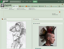 Tablet Screenshot of dl-grendel.deviantart.com