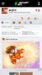 Mobile Screenshot of anjiro.deviantart.com