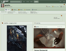Tablet Screenshot of geduliss.deviantart.com