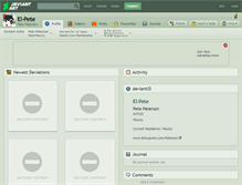 Tablet Screenshot of el-pete.deviantart.com