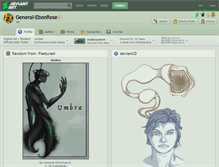 Tablet Screenshot of general-ebonrose.deviantart.com